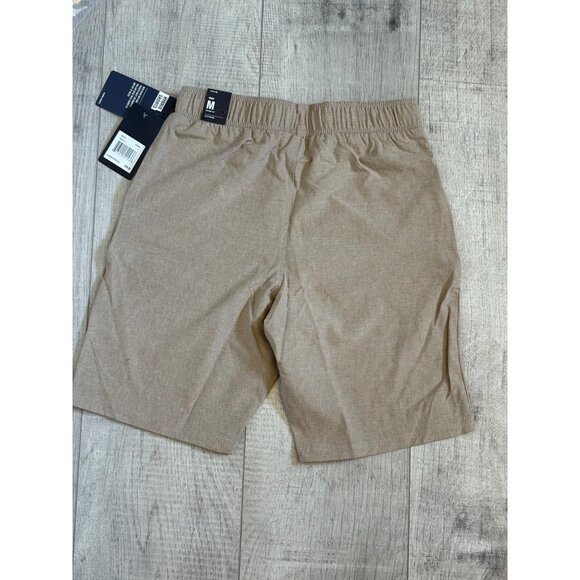 Hurley Boys Khaki 4-Way Stretch Hybrid Shorts Size M - Picture 6 of 9
